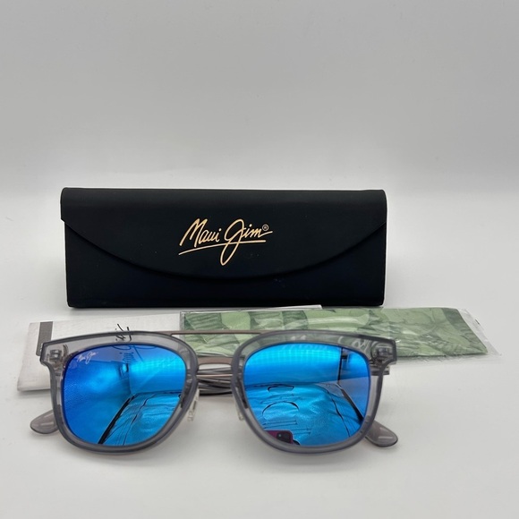 Maui Jim New Relaxation Mode Dove Gray/Blue Glass Polarized Sunglasses 844-27G main image 7